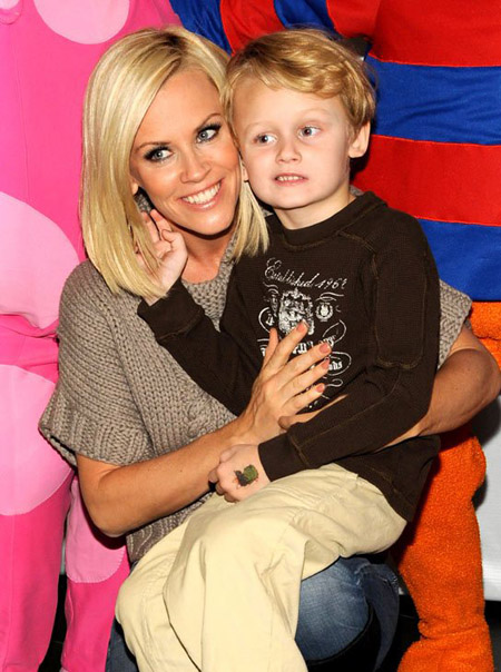 Jenny McCarthy with her son Evan Asher